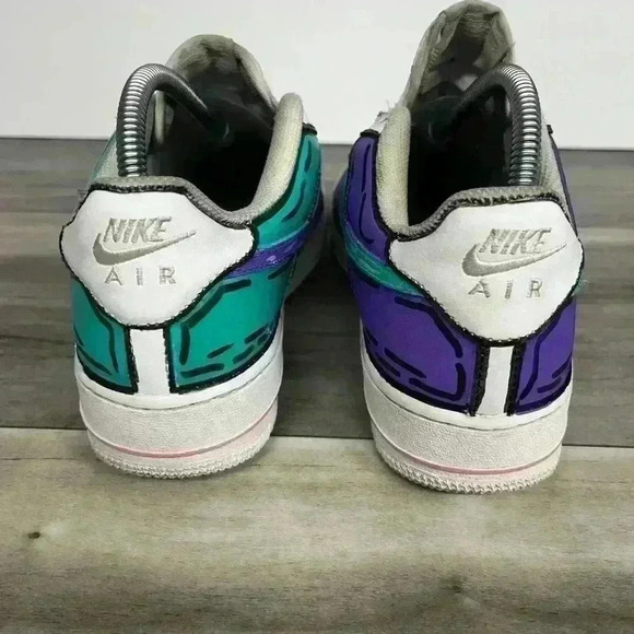 Nike Air Force 1 Low AF1 Customs “Cartoon Mermaids” Custom Fun - Picture 6 of 11